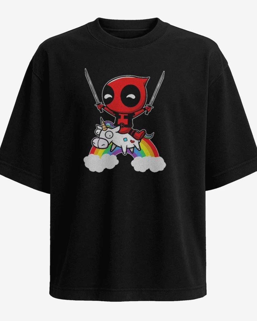 Polera Oversize Pozo de la muerte (a color)