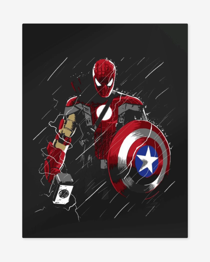 Print metalico El heroe definitivo