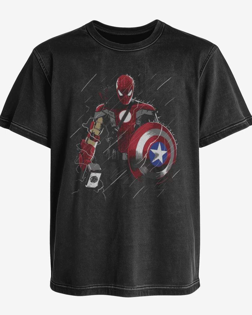 Polera desgastada El heroe definitivo