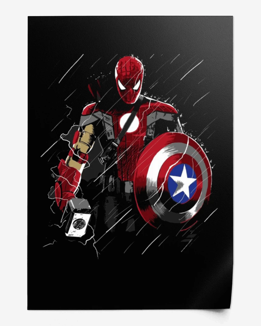 Print Negro de El heroe definitivo
