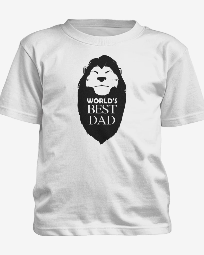 Polera de niño Blanco de Worlds best dad