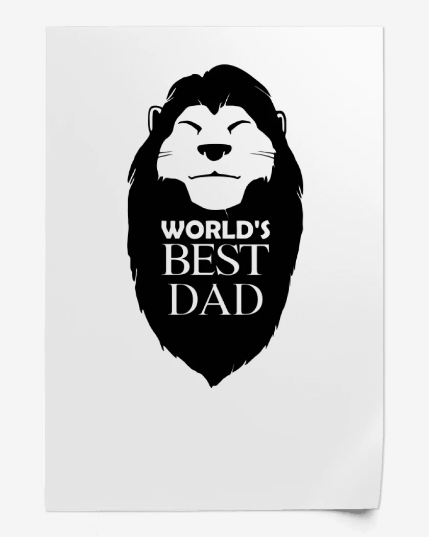 Print Worlds best dad