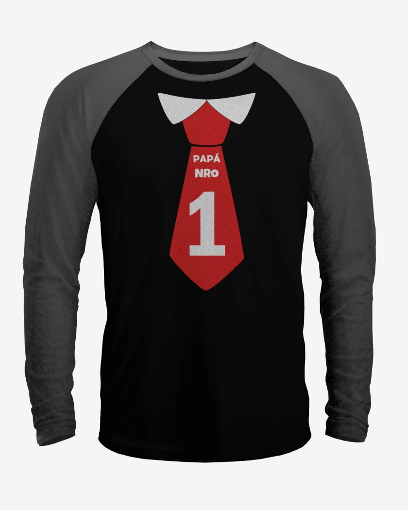 Polera Raglan Papa nro 1