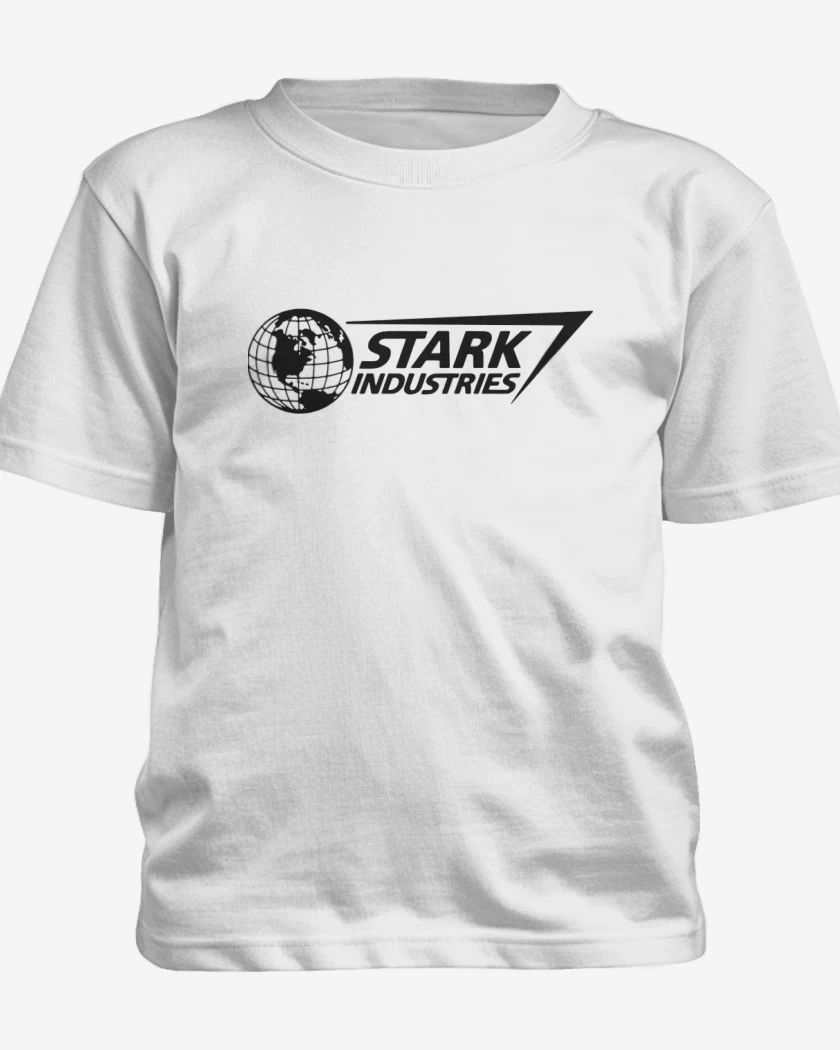 Polera de niño Blanco de Stark industries