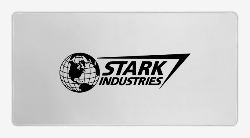 Mouse pad Gamer Blanco de Stark industries