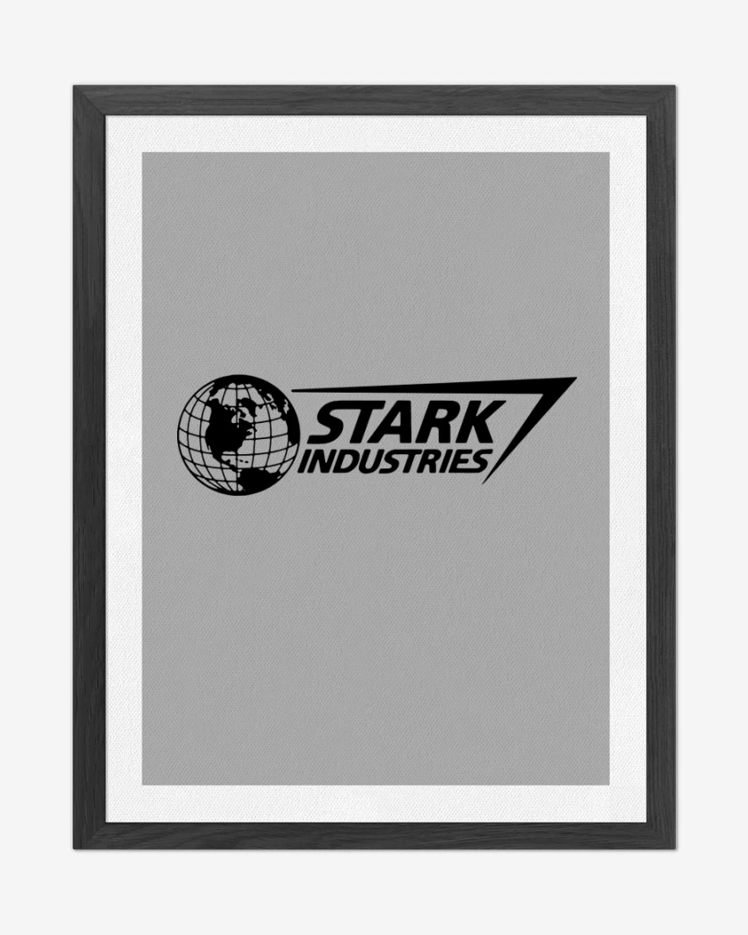 Cuadro decorativo Gris Melange de Stark industries