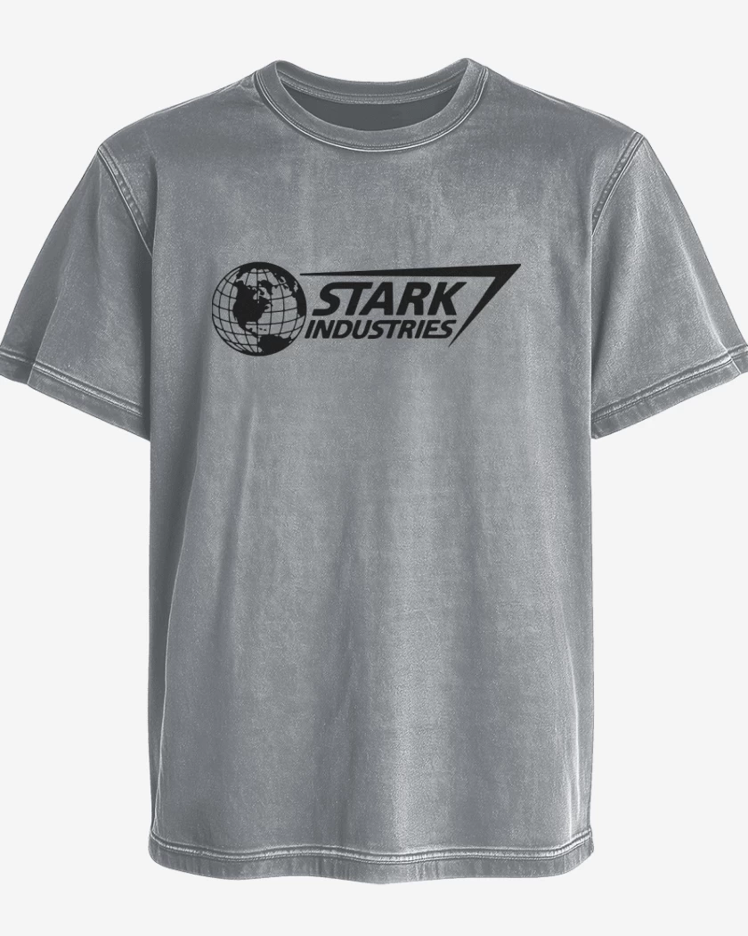 Polera desgastada Stark industries