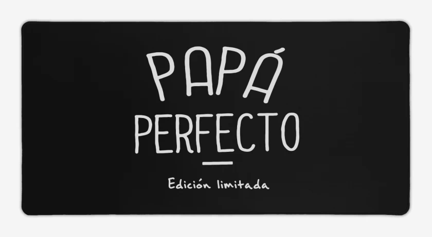 Mouse pad Gamer Negro de Papa edicion limitada