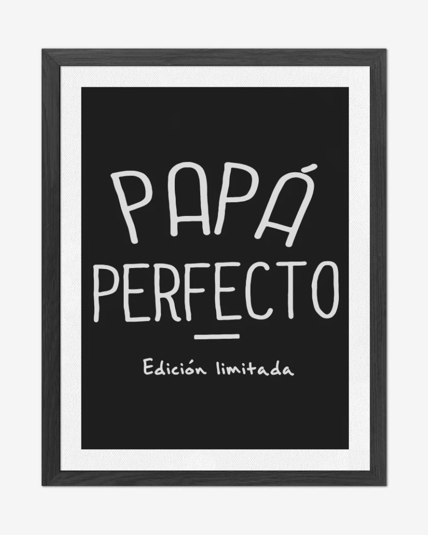 Cuadro decorativo Negro de Papa edicion limitada