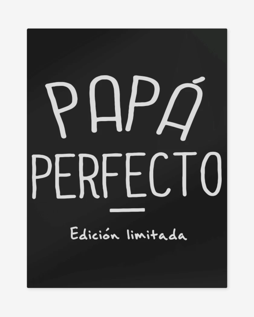 Print metalico Negro de Papa edicion limitada