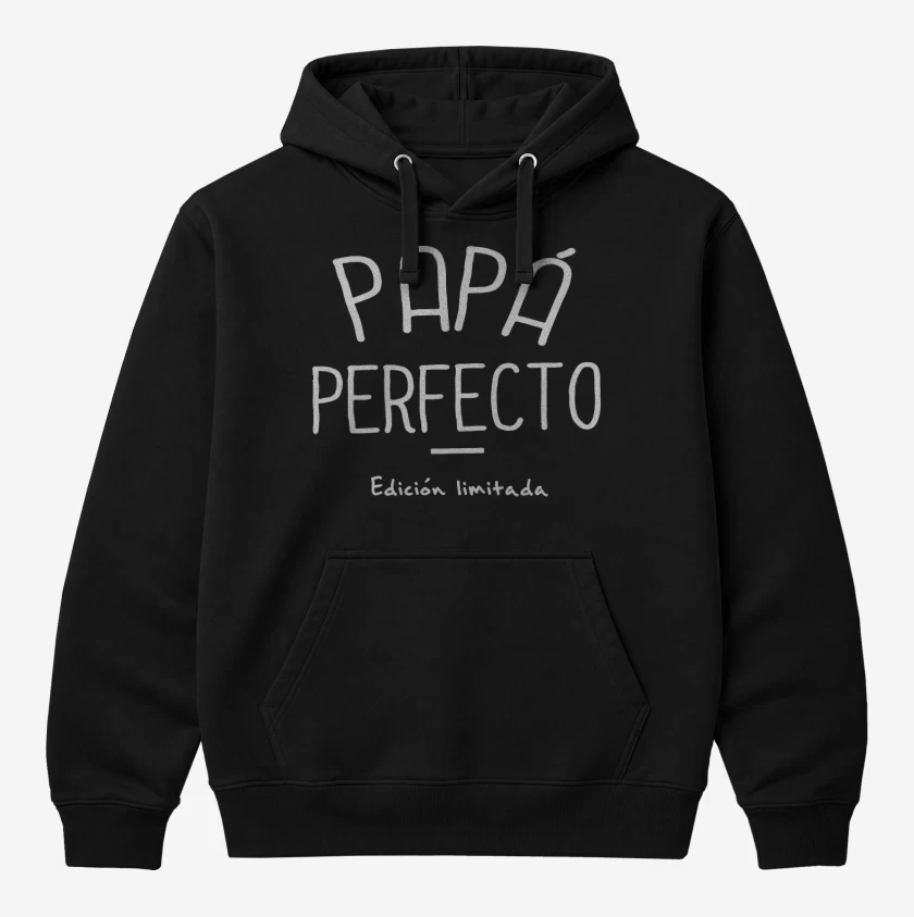 Polerón Canguro Negro de Papa edicion limitada