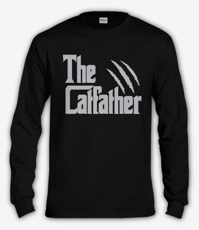Polera manga larga Negro de The catfather