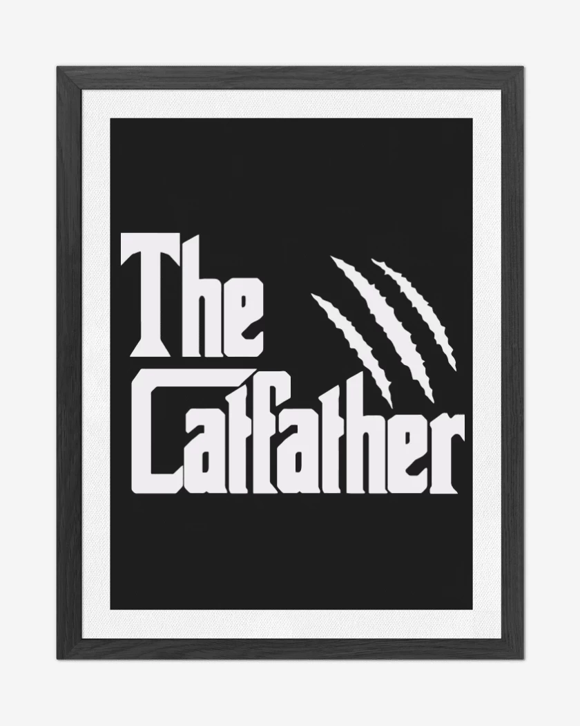 Cuadro decorativo Negro de The catfather