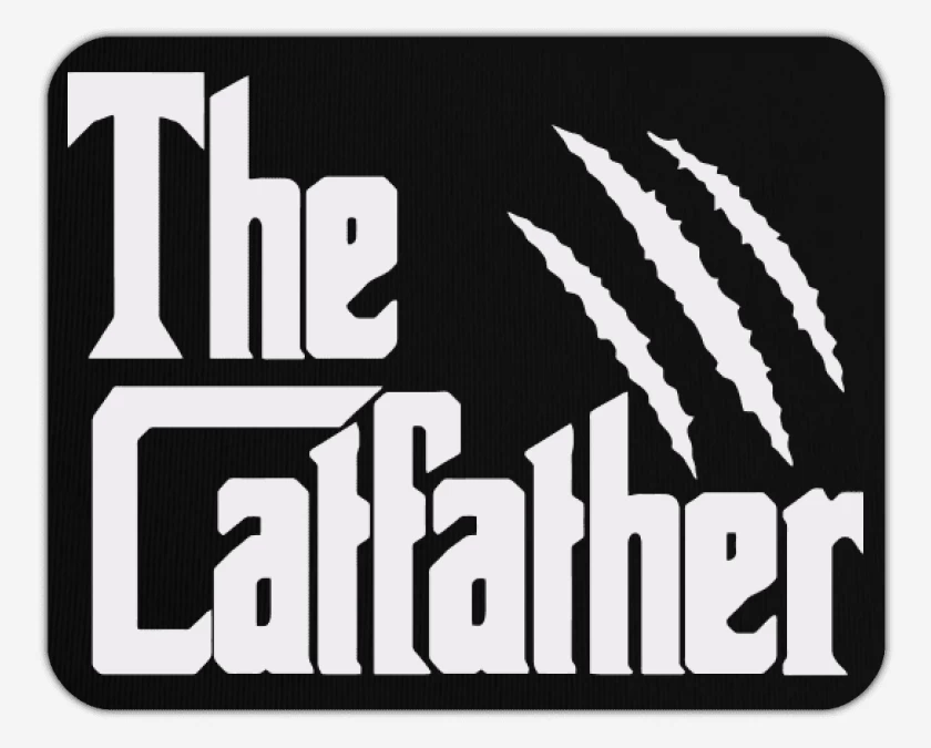 Mousepad Negro de The catfather