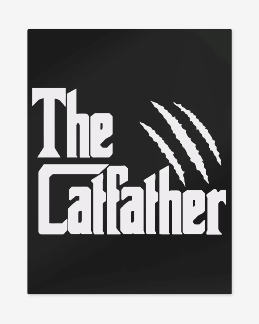 Print metalico Negro de The catfather