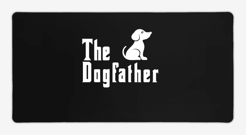 Mouse pad Gamer Negro de The dogfather