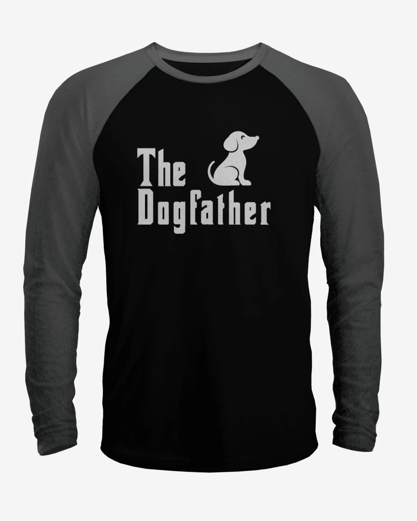 Polera Raglan Negro / Negro Heather de The dogfather