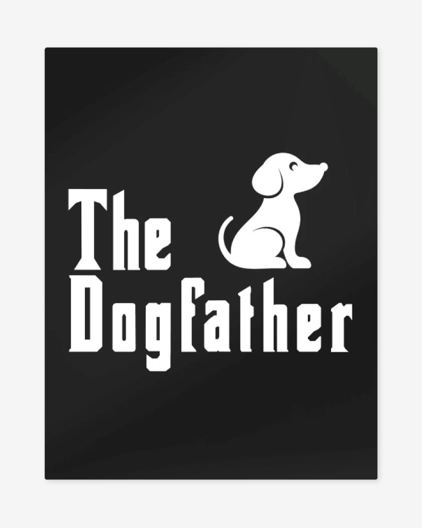 Print metalico Negro de The dogfather