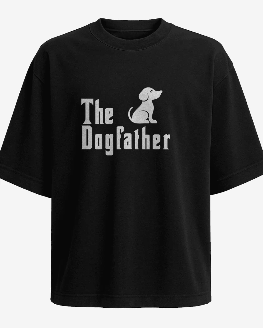 Polera Oversize Negro de The dogfather