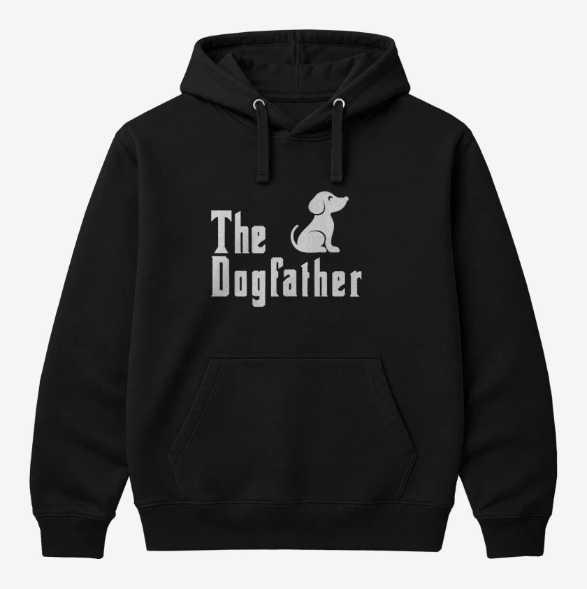 Polerón Canguro Negro de The dogfather