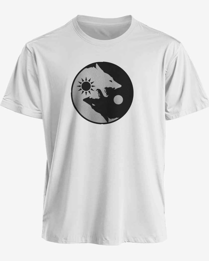 Polera Ying yang wolf