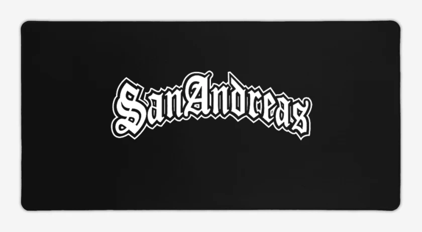 Mouse pad Gamer Negro de San andre@s