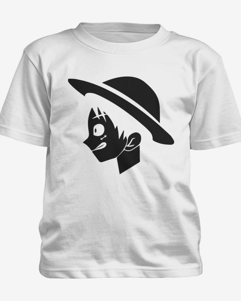 Polera de niño Blanco de Luffy 2