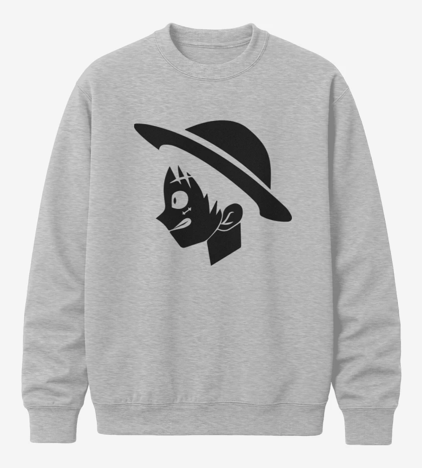 Poleron polo Gris Melange de Luffy 2