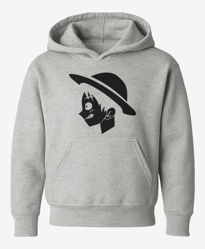 Poleron de niño Gris Melange de Luffy 2