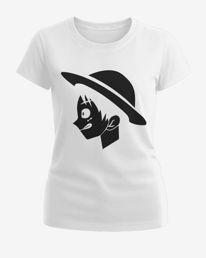 Polera de Mujer Blanco de Luffy 2