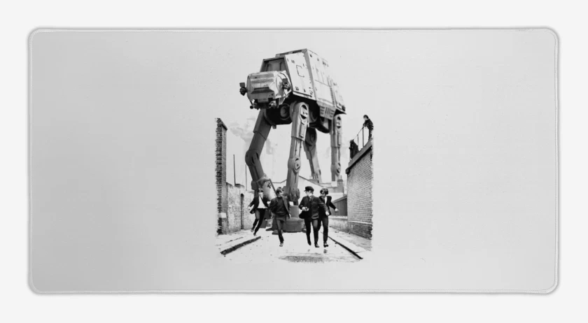 Mouse pad Gamer Blanco de The Beatles Wars 