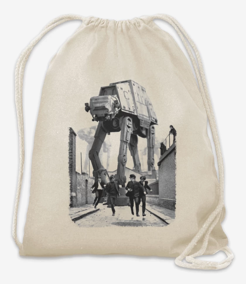 Mochila Blanco de The Beatles Wars 