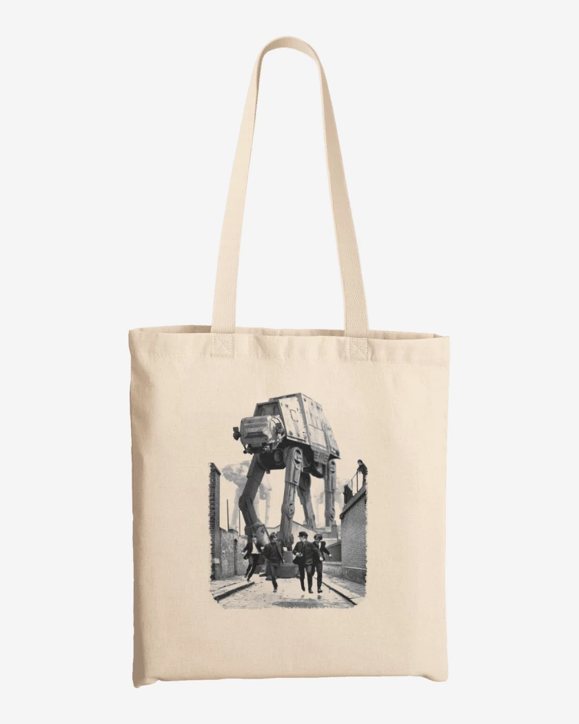 Totebag Blanco de The Beatles Wars 