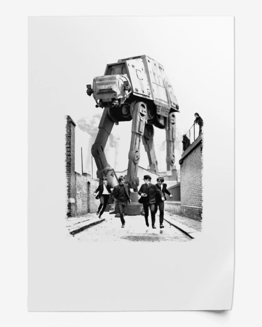 Print The Beatles Wars 