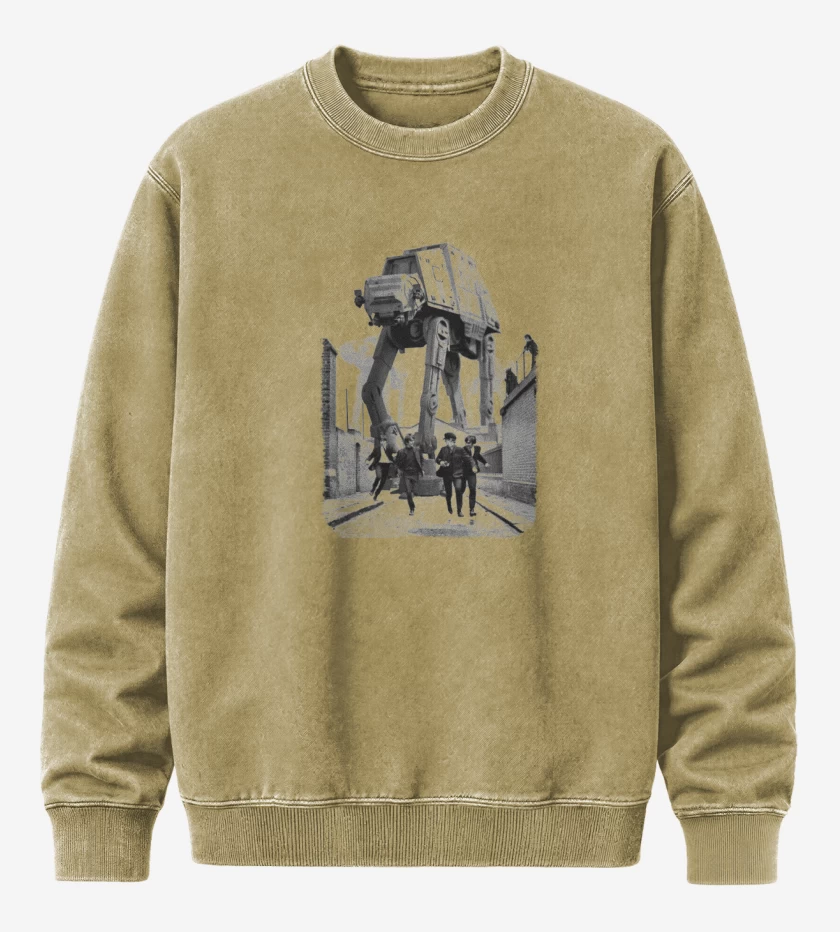 Poleron Polo Acid Wash Beige de The Beatles Wars 