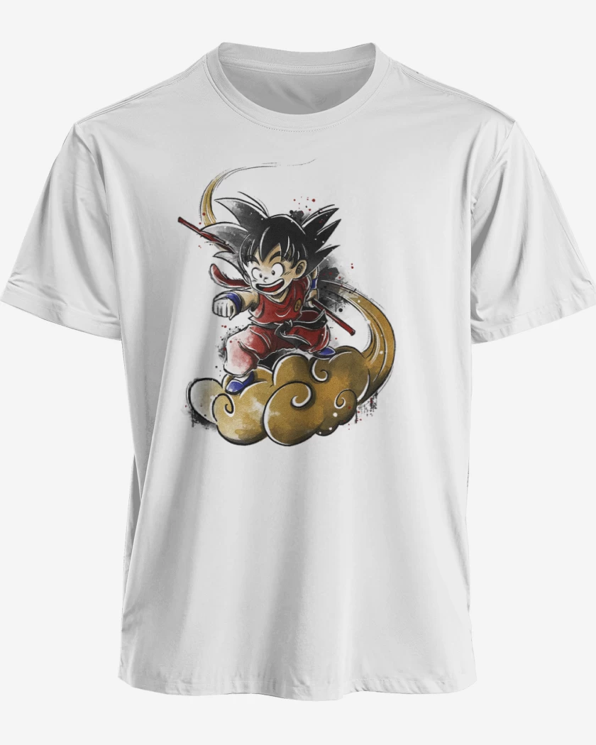 Polera premium Blanco de Gokucillo