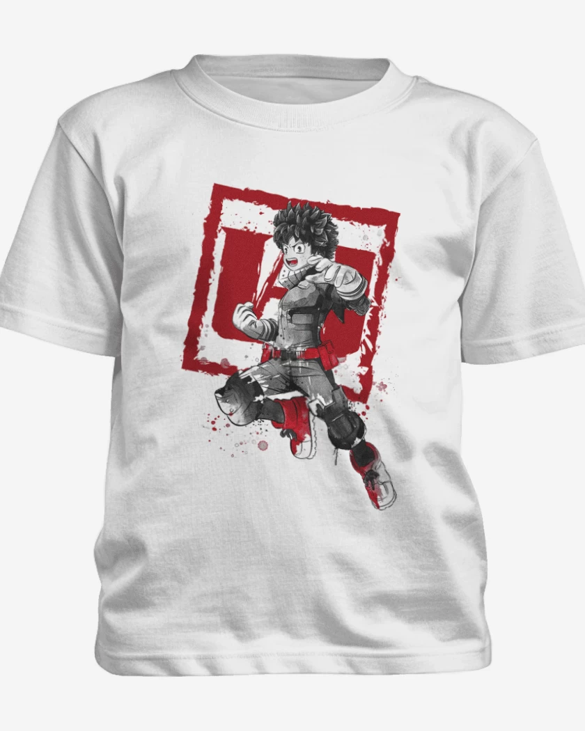 Polera de niño Blanco de Midoriya