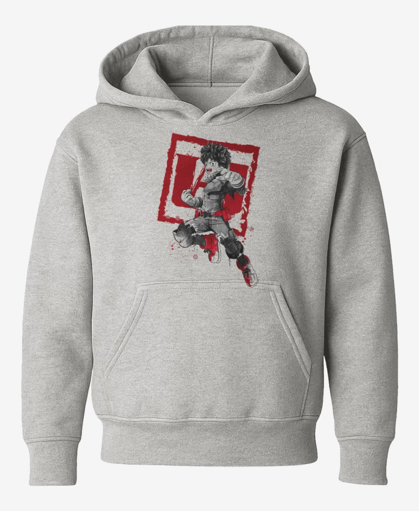 Poleron de niño Gris Melange de Midoriya