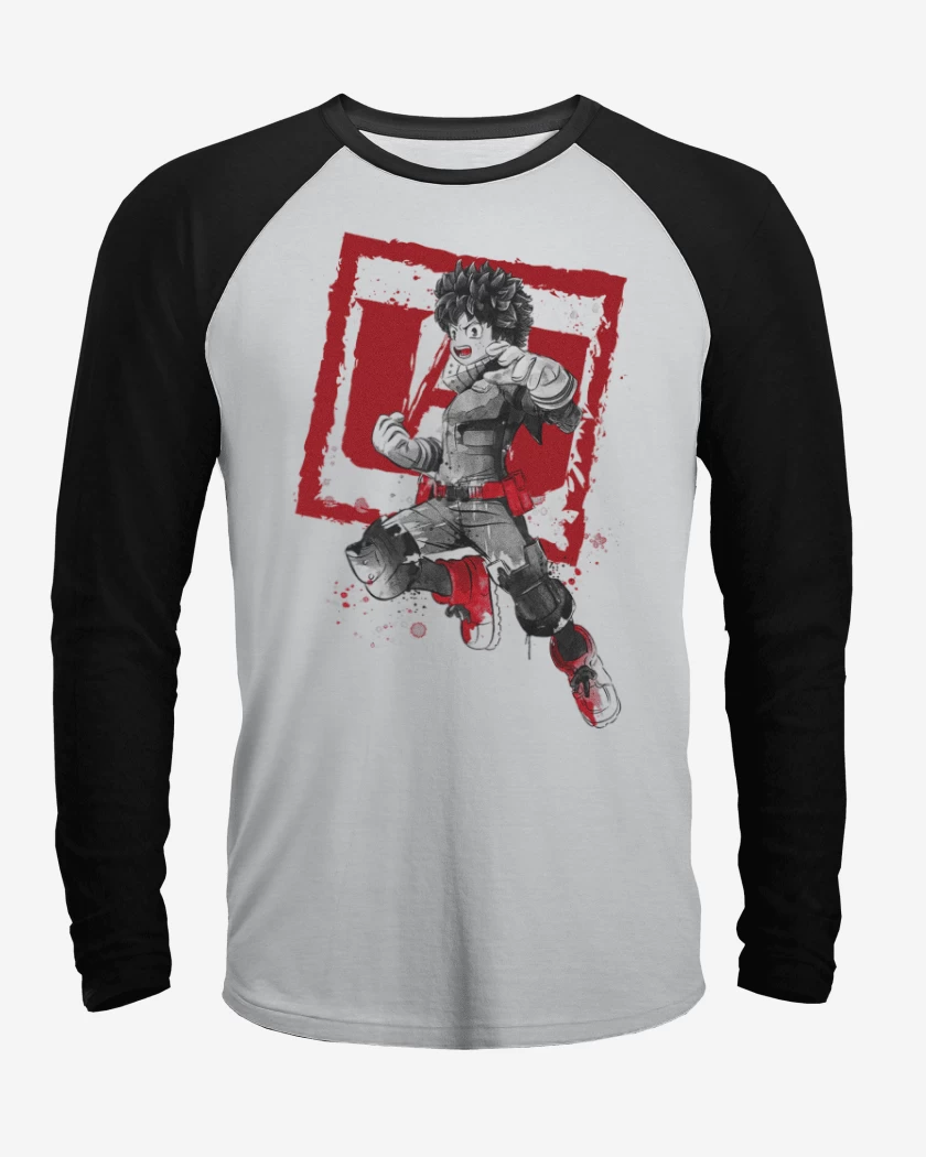Polera Raglan Midoriya