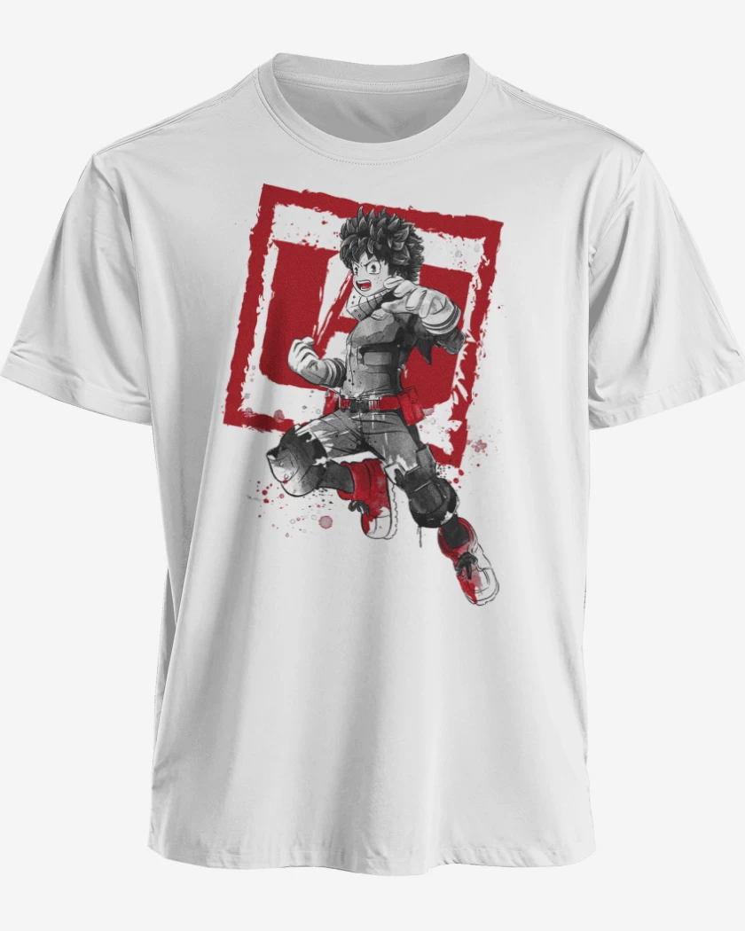 Polera premium Blanco de Midoriya