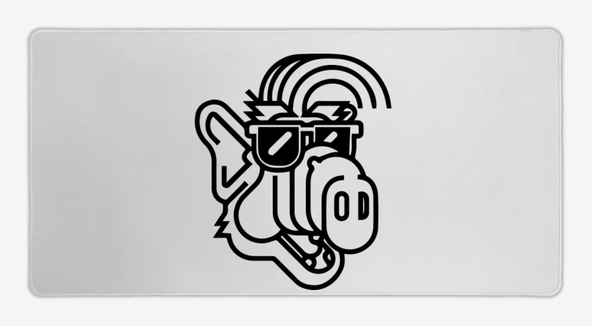 Mouse pad Gamer Blanco de Alf