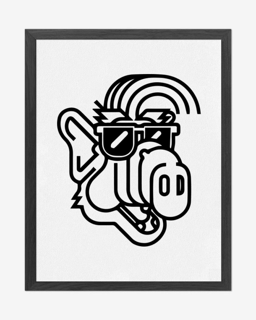 Cuadro decorativo Blanco de Alf