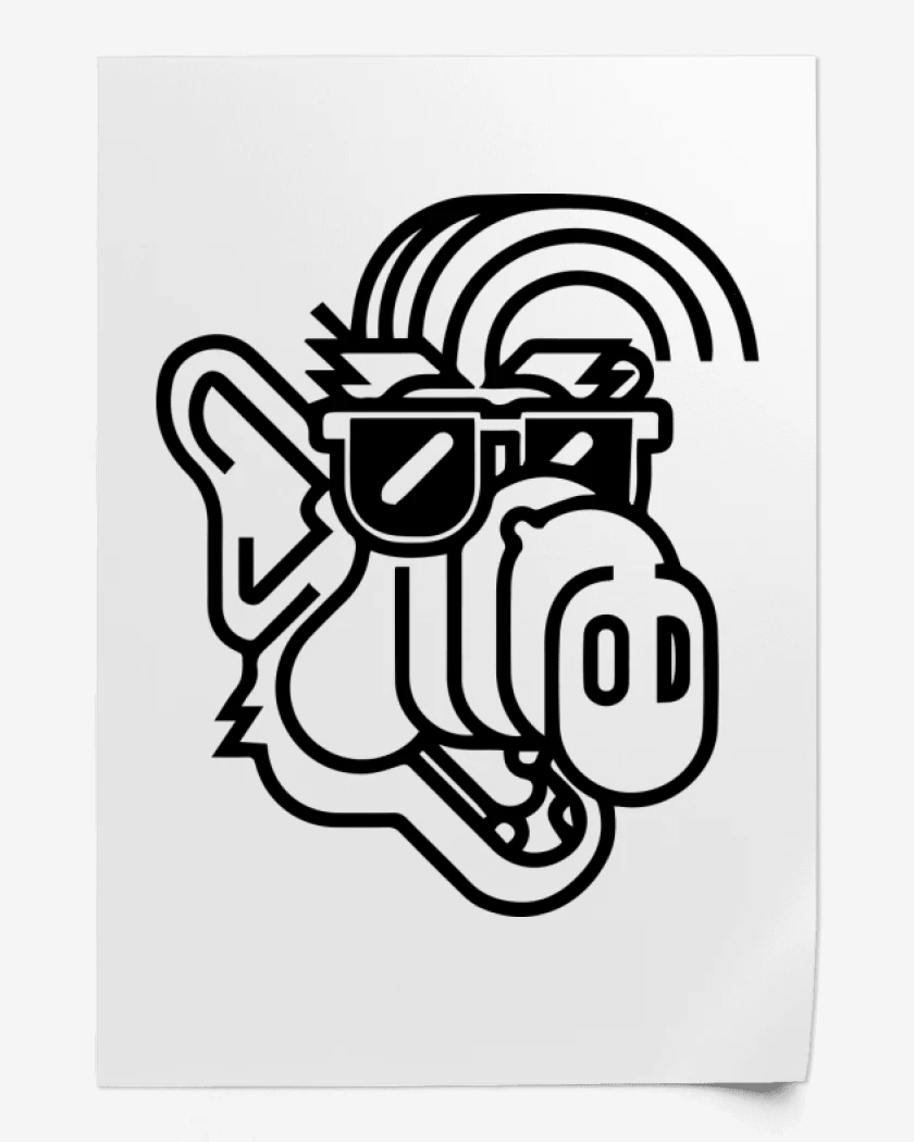 Print Blanco de Alf