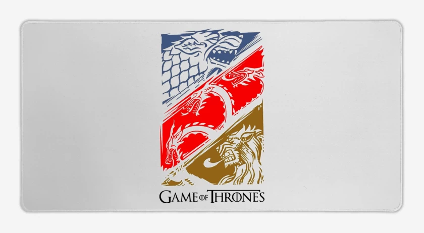 Mouse pad Gamer Blanco de Game of thrones