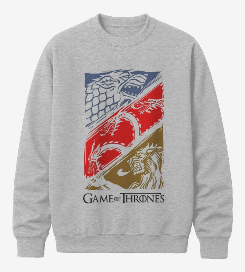 Poleron polo Gris Melange de Game of thrones