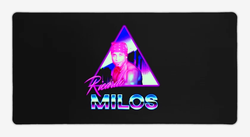 Mouse pad Gamer Negro de Milos