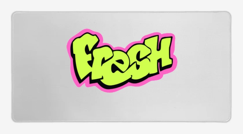 Mouse pad Gamer Blanco de fresco