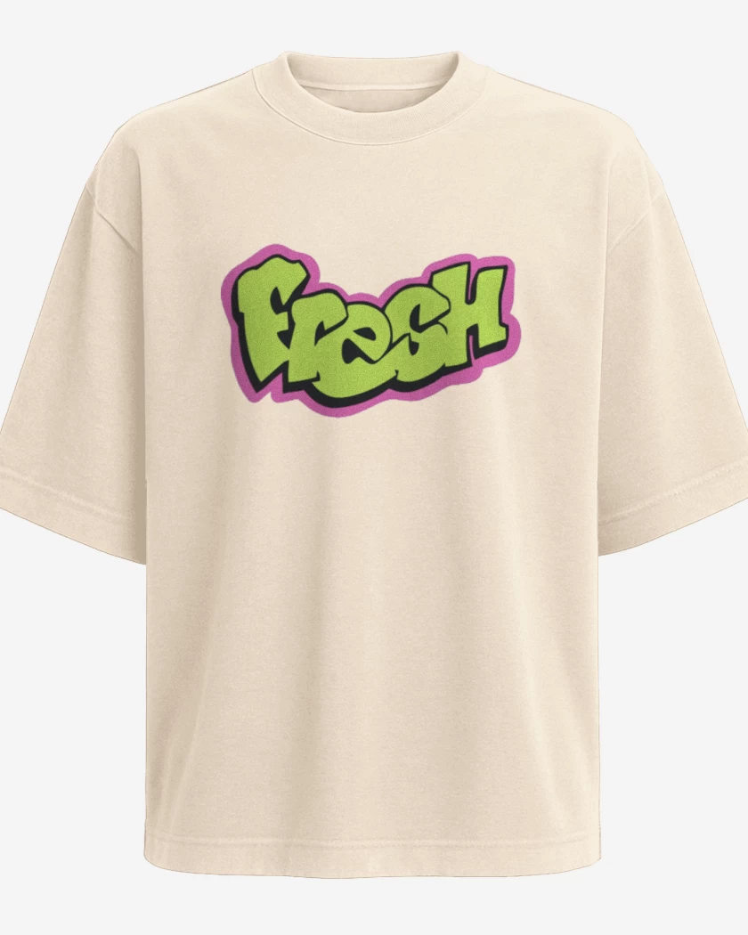 Polera Oversize Beige de fresco