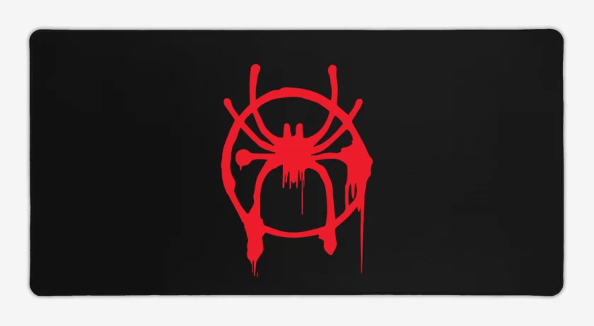 Mouse pad Gamer Negro de spideruniverso