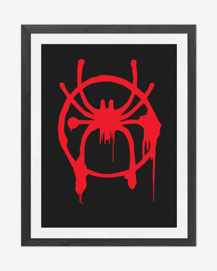 Cuadro decorativo Negro de spideruniverso